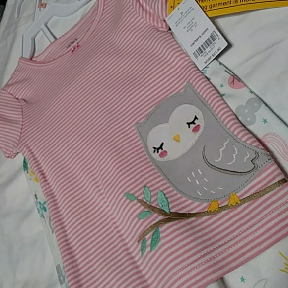 Carter's Owl PJ's. NWT - Picture 2 of 3